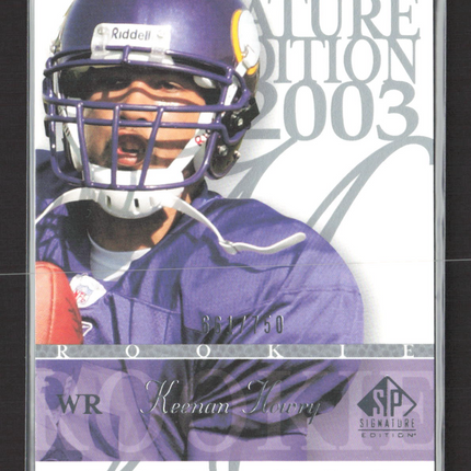2003 Upper Deck SP Signature Edition Keenan Howry #143 /750