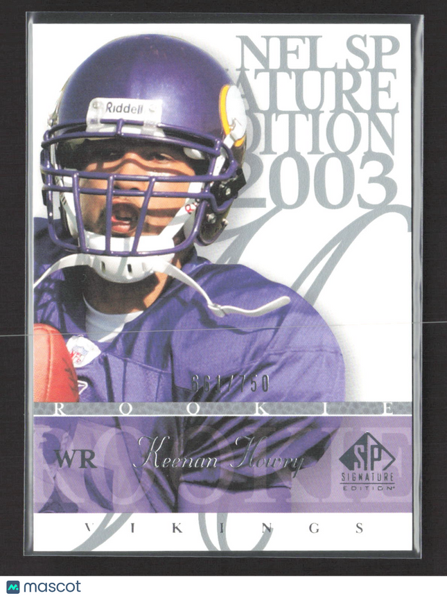 2003 Upper Deck SP Signature Edition Keenan Howry #143 /750