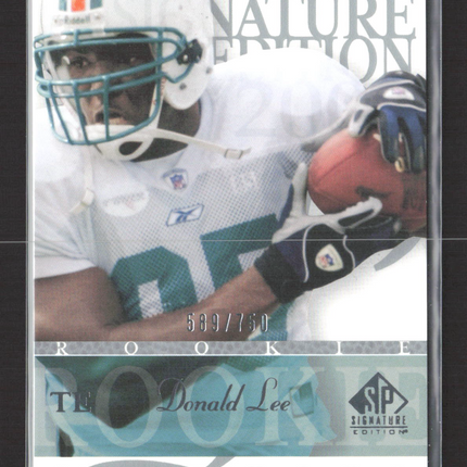2003 Upper Deck SP Signature Edition Donald Lee #140 /750