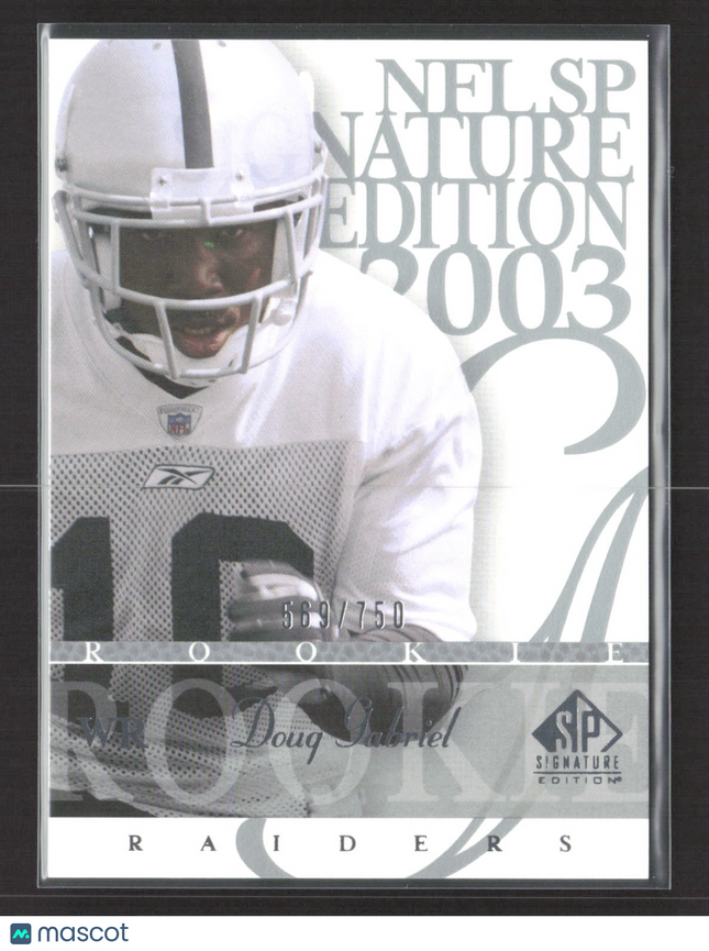 2003 Upper Deck SP Signature Edition Doug Gabriel #137 569/750