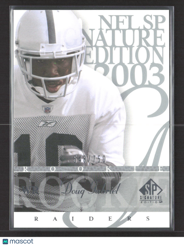 2003 Upper Deck SP Signature Edition Doug Gabriel #137 548/750