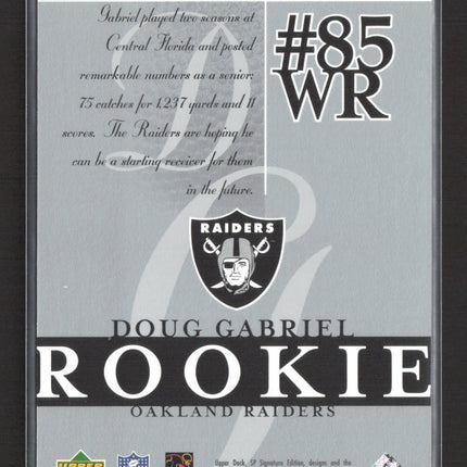2003 Upper Deck SP Signature Edition Doug Gabriel #137 548/750