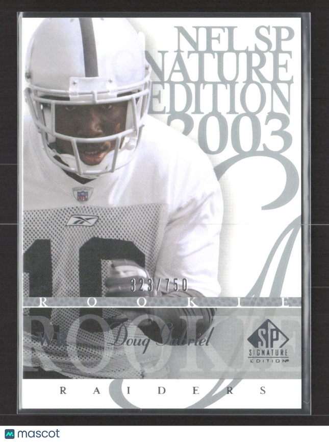 2003 Upper Deck SP Signature Edition Doug Gabriel #137 323/750