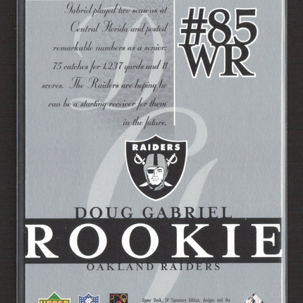 2003 Upper Deck SP Signature Edition Doug Gabriel #137 323/750