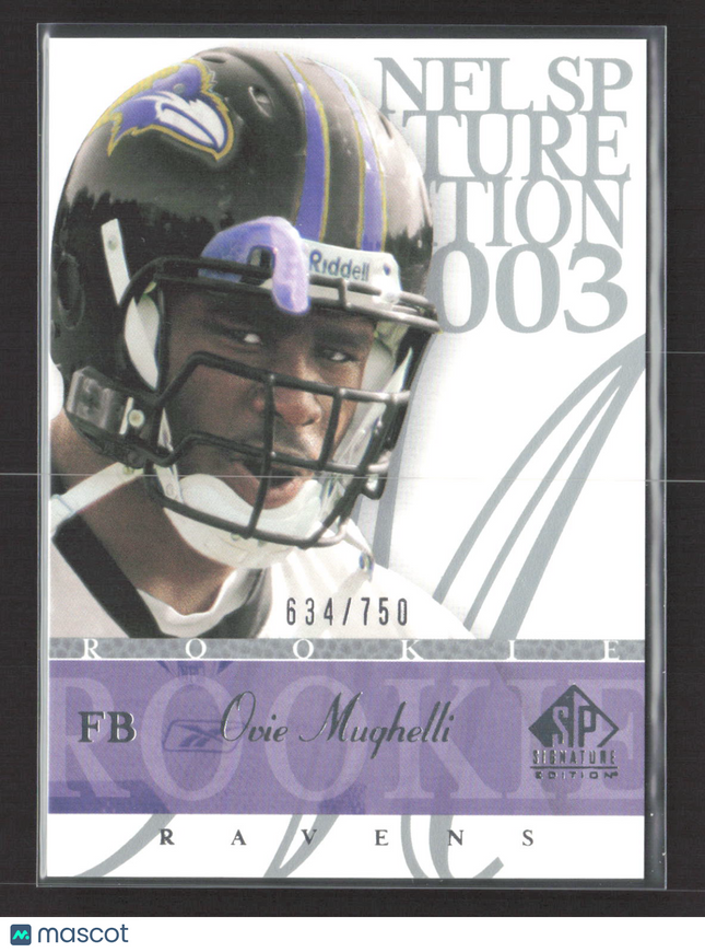 2003 Upper Deck SP Signature Edition Ovie Mughelli #136 634/750