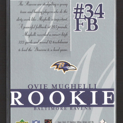 2003 Upper Deck SP Signature Edition Ovie Mughelli #136 634/750