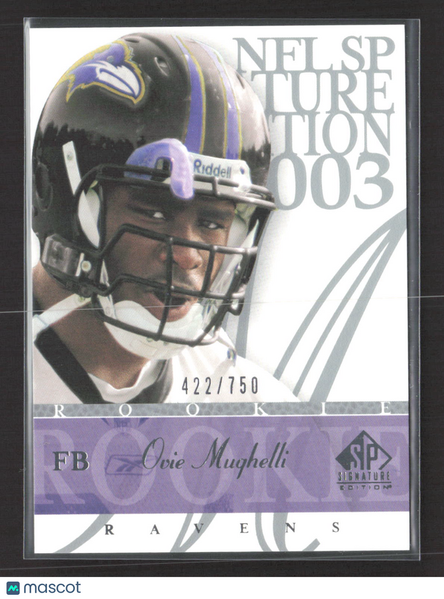 2003 Upper Deck SP Signature Edition Ovie Mughelli #136 422/750
