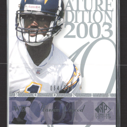 2003 Upper Deck SP Signature Edition Kassim Osgood #135 064/750