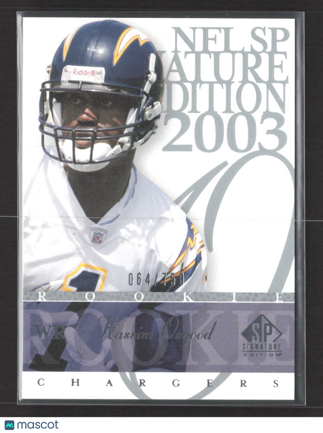 2003 Upper Deck SP Signature Edition Kassim Osgood #135 064/750