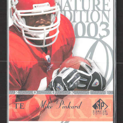 2003 Upper Deck SP Signature Edition Mike Pinkard #132 /750