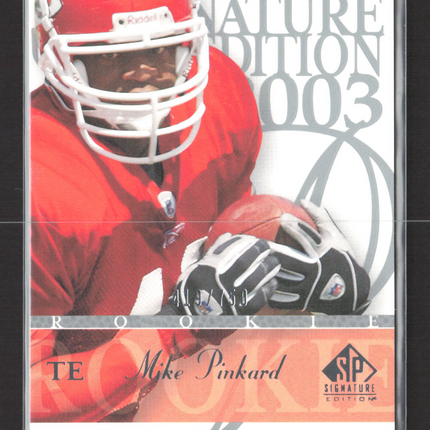 2003 Upper Deck SP Signature Edition Mike Pinkard #132 419/750