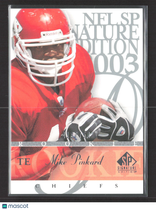 2003 Upper Deck SP Signature Edition Mike Pinkard #132 419/750