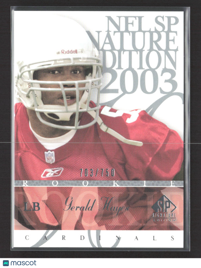 2003 Upper Deck SP Signature Edition Gerald Hayes #145 703/750
