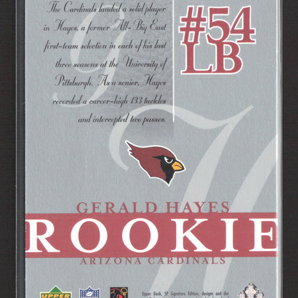2003 Upper Deck SP Signature Edition Gerald Hayes #145 703/750