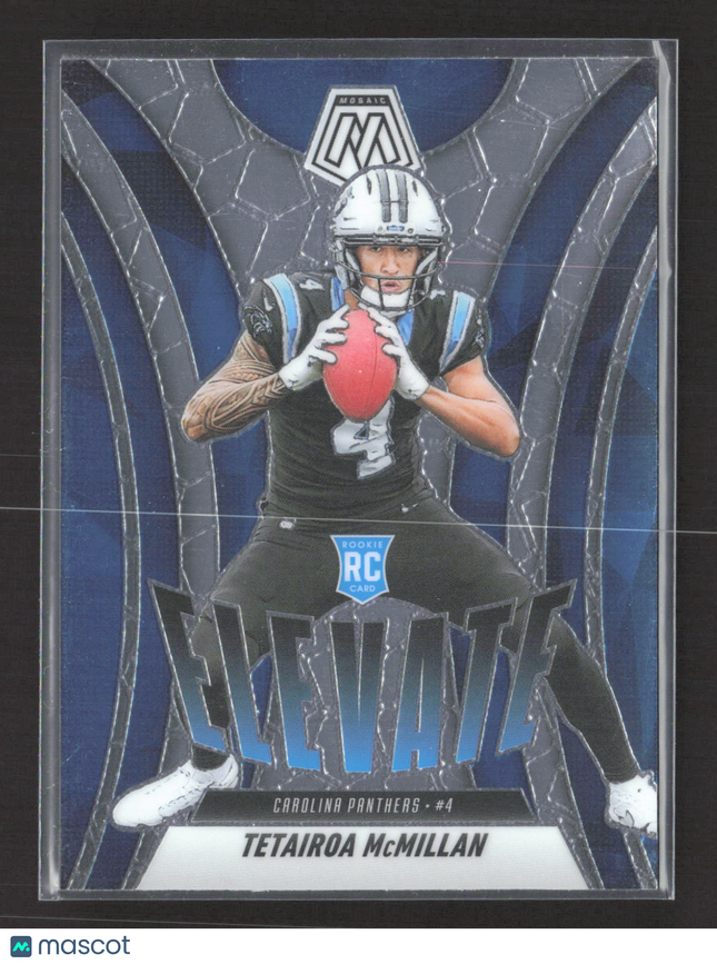 2025 Panini Mosaic Football Tetairoa McMillan #6 Blue RC