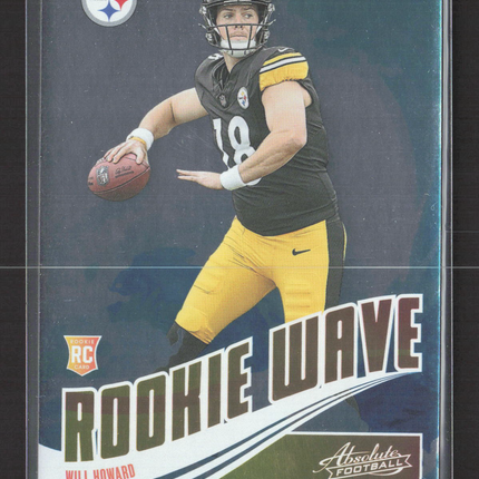 2025 Panini Absolute Football Rookie Wave Will Howard #RW-WHD RC