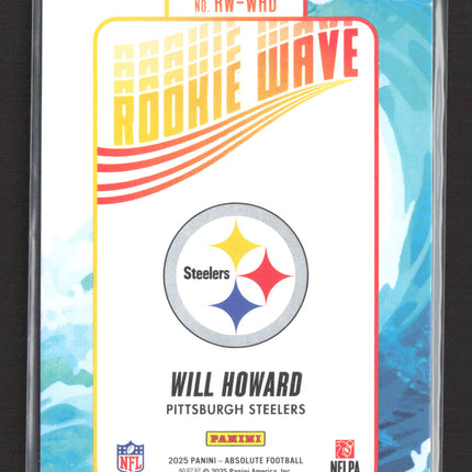 2025 Panini Absolute Football Rookie Wave Will Howard #RW-WHD RC