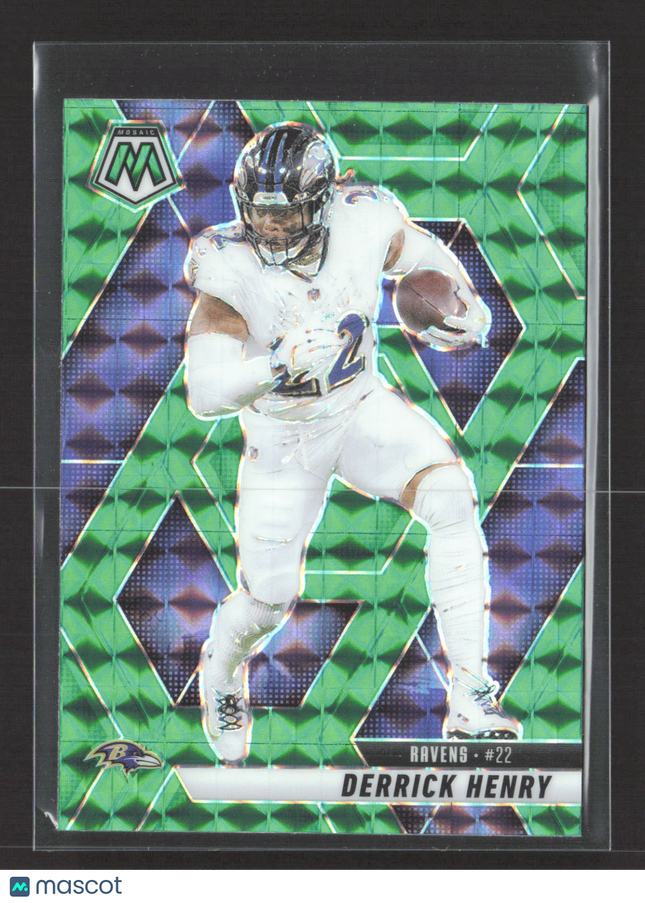 2025 Panini Mosaic Football Derrick Henry #67 Green