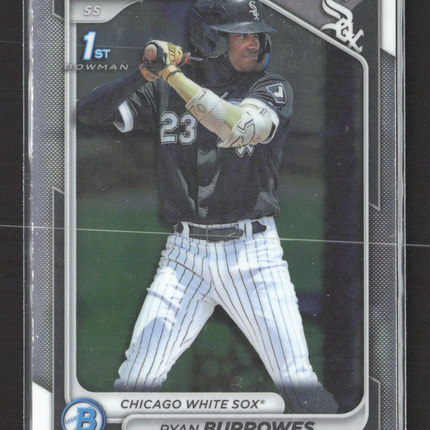 2024 Bowman Chrome Ryan Burrowes #BCP-119 Base 1st Bowman