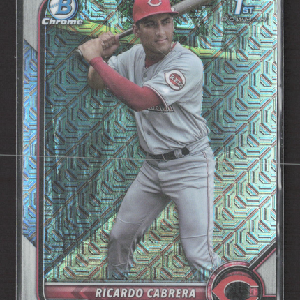 2022 Topps Bowman Chrome Mojo Ricardo Cabrera #BCP-158 Refractor