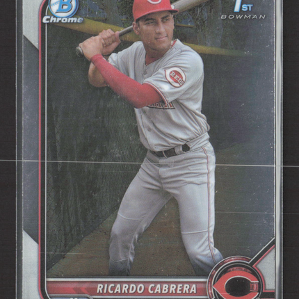2022 Bowman Chrome Ricardo Cabrera #BCP-158 1st Bowman