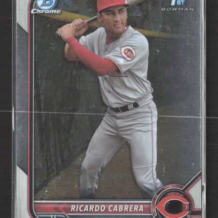 2022 Bowman Chrome Ricardo Cabrera #BCP-158 1st Bowman