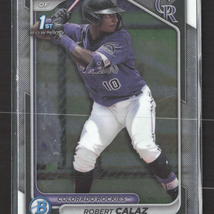 2024 Bowman Chrome Robert Calaz #BCP-131 1st Bowman