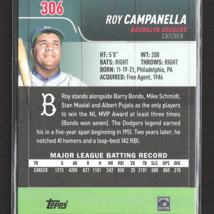 2022 Topps Stadium Club Chrome Roy Campanella #306
