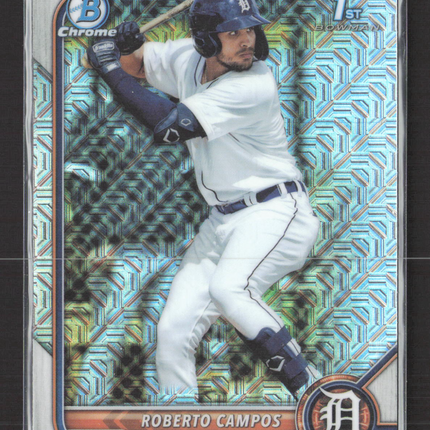 2022 Bowman Chrome Roberto Campos #BCP-14 Mega Box Mojo Refractor 1st Bowman
