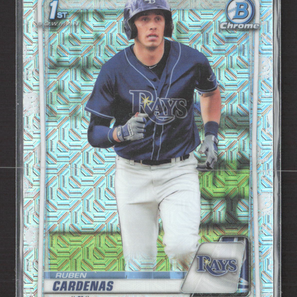 2020 Bowman Chrome Ruben Cardenas #BCP-23 Mojo Refractor 1st Bowman