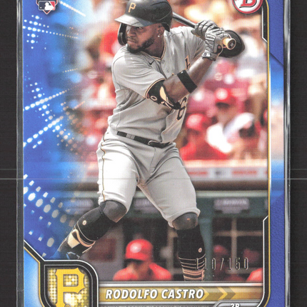 2022 Bowman Rodolfo Castro #9 Blue RC /150