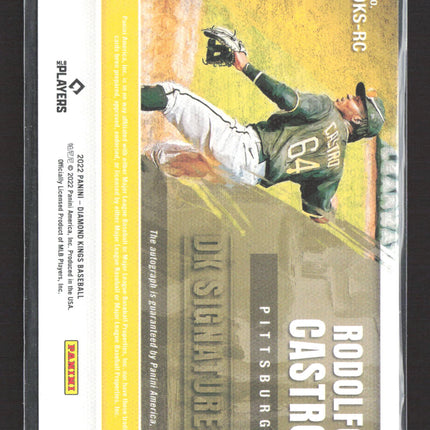 2022 Panini Diamond Kings DK Signatures Rodolfo Castro #DKS-RC Yellow 43/50 auto