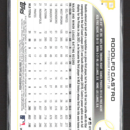 2022 Topps Chrome Rodolfo Castro #7 raywave RC