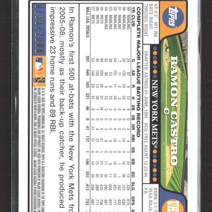 2008 Topps Ramon Castro #UH57 Gold /2008