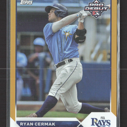2023 Topps Pro Debut Ryan Cermak #PD-1 Gold 37/50