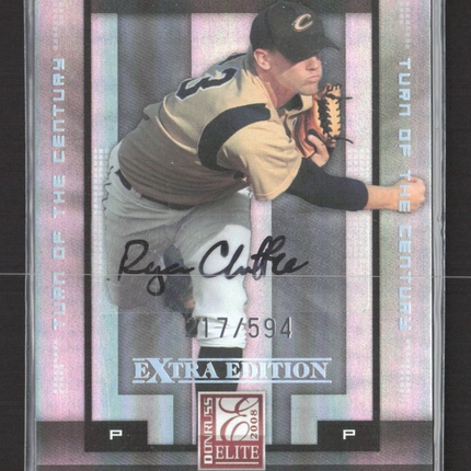 2008 Donruss Elite Extra Edition Turn of the Century Ryan Chaffee #83 /594 auto