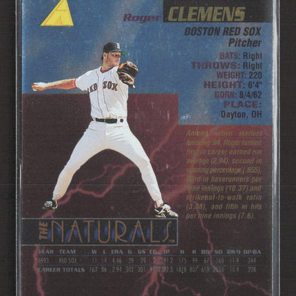1994 Pinnacle The Naturals Roger Clemens #25
