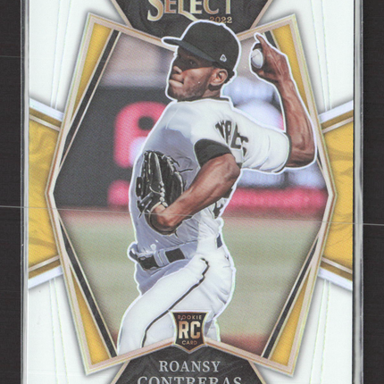 2022 Panini Select Prizm Roansy Contreras #105 white RC 45/50