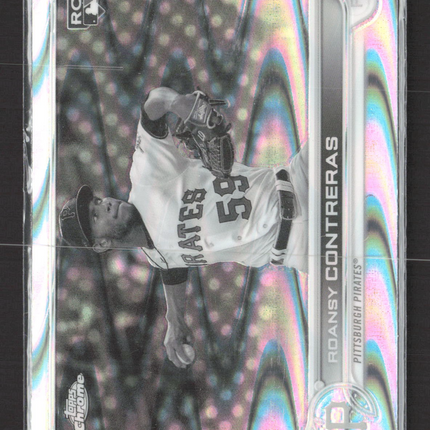 2022 Topps Chrome Roansy Contreras #53 RayWave RC