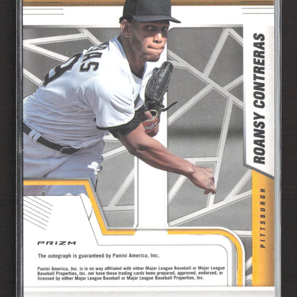 2022 Panini Mosaic Prizm Roansy Contreras #RAM-RC Red RC auto