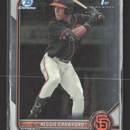 2022 Bowman Draft Chrome Reggie Crawford #BDC-33 1st Bowman