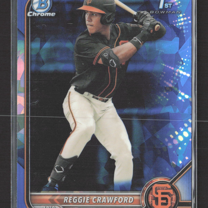 2022 Bowman Chrome Sapphire Edition Reggie Crawford #BDC-33