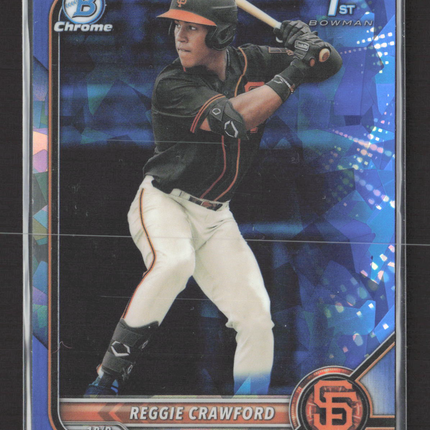 2022 Topps Bowman Draft Chrome Reggie Crawford #BDC-33 Blue Sapphire