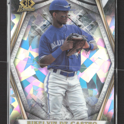 2022 Bowman Invicta Rikelvin De Castro #BI-14 Atomic Refractor 130/150