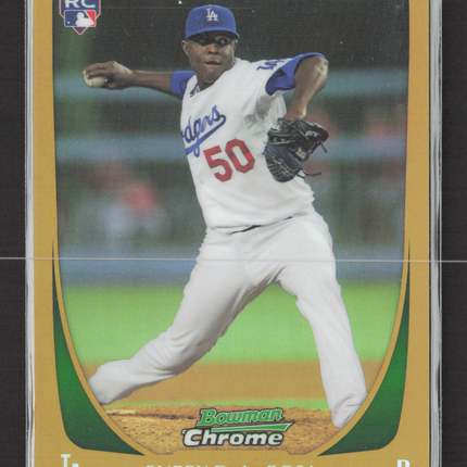 2011 Topps Bowman Chrome Rubby De La Rosa #30 Gold Refractor RC /50