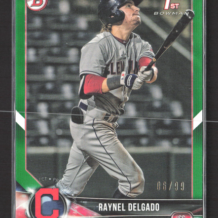 2018 Bowman Draft Raynel Delgado #BD-176 Green Paper 06/99