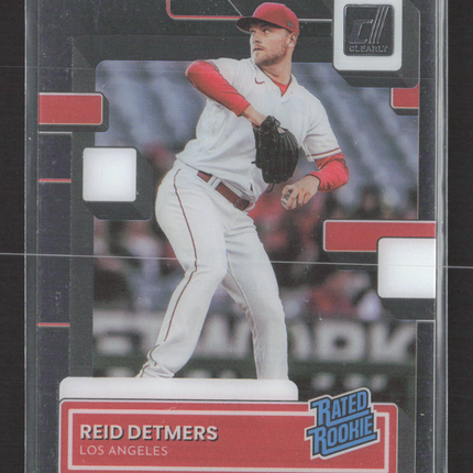 2022 Panini Chronicles Clearly Donruss Reid Detmers #58