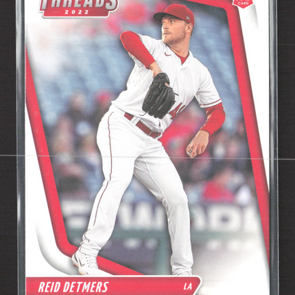 2022 Panini Chronicles Threads Reid Detmers #7 RC