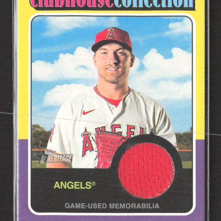 2024 Topps Heritage Clubhouse Collection Reid Detmers #CCR-RD Relic jersey