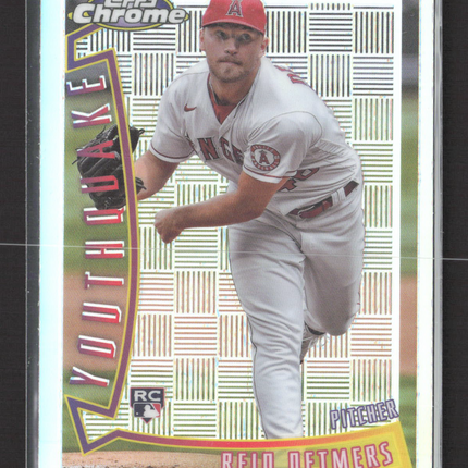 2022 Topps Chrome Youthquake Reid Detmers #YQ-12 RC